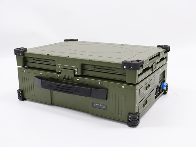 全加固铝合金三屏加固便携机C156-3-电台模块